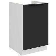 Kuchynská skrinka Aria-Bl/Wh Anti Fingerprint 50zl 1f Bb