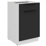 Kuchynská skrinka Aria-Bl/Wh Anti Fingerprint 50d 1f 1s Bb