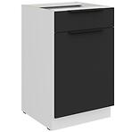 Kuchynská skrinka Aria-Bl/Wh Anti Fingerprint 50d 1f 1s Bb