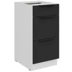 Kuchynská skrinka Aria-Bl/Wh Anti Fingerprint 40d 3s Bb