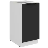 Kuchynská skrinka Aria-Bl/Wh Anti Fingerprint 40d 1f Bb