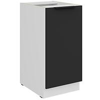 Kuchynská skrinka Aria-Bl/Wh Anti Fingerprint 40d 1f Bb