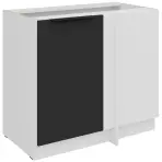 Kuchynská skrinka Aria-Bl/Wh Anti Fingerprint 105 Nd 1f Bb