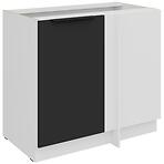 Kuchynská skrinka Aria-Bl/Wh Anti Fingerprint 105 Nd 1f Bb