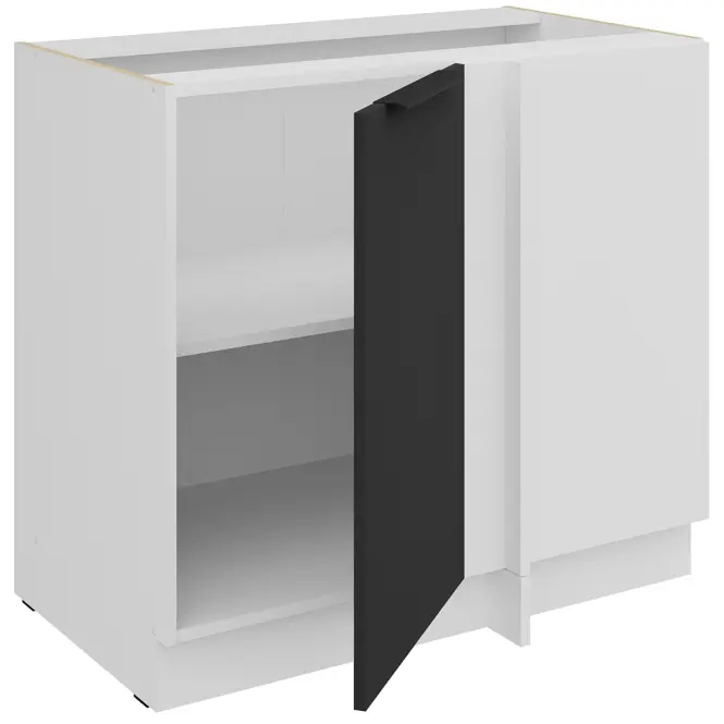 Kuchynská skrinka Aria-Bl/Wh Anti Fingerprint 105 Nd 1f Bb,3
