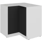 Kuchynská skrinka Aria-Bl/Wh Anti Fingerprint 90x90 Dn 2f Bb