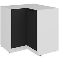 Kuchynská skrinka Aria-Bl/Wh Anti Fingerprint 90x90 Dn 2f Bb