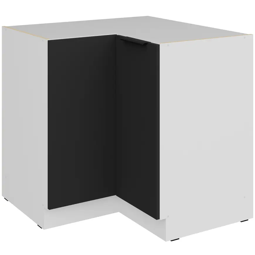 Kuchynská skrinka Aria-Bl/Wh Anti Fingerprint 90x90 Dn 2f Bb
