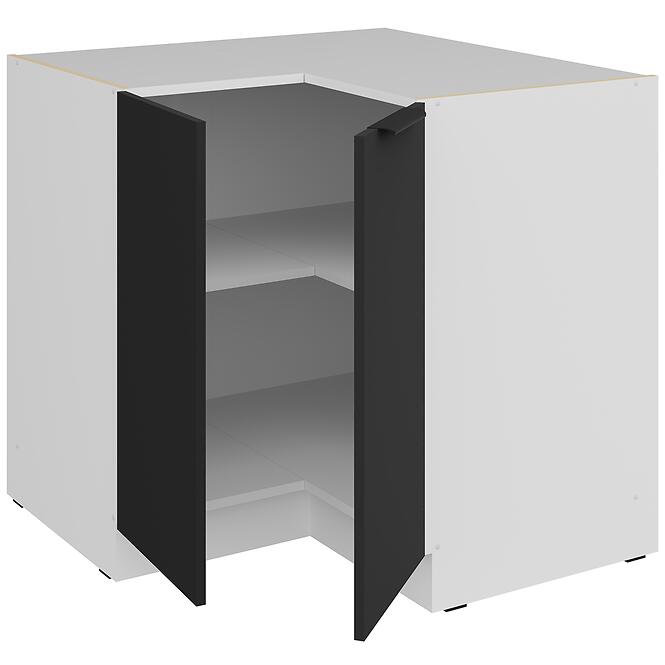 Kuchynská skrinka Aria-Bl/Wh Anti Fingerprint 90x90 Dn 2f Bb,3