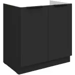 Kuchynská skrinka Aria-Bl/Bl Anti Fingerprint 80zl 2f Bb