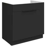 Kuchynská skrinka Aria-Bl/Bl Anti Fingerprint 80zl 1s Bb