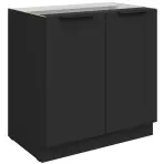 Kuchynská skrinka Aria-Bl/Bl Anti Fingerprint 80d 2f Bb