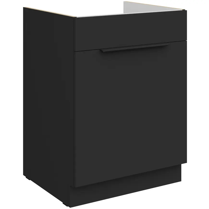 Kuchynská skrinka Aria-Bl/Bl Anti Fingerprint 60zl 1s Bb