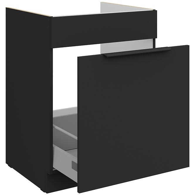 Kuchynská skrinka Aria-Bl/Bl Anti Fingerprint 60zl 1s Bb