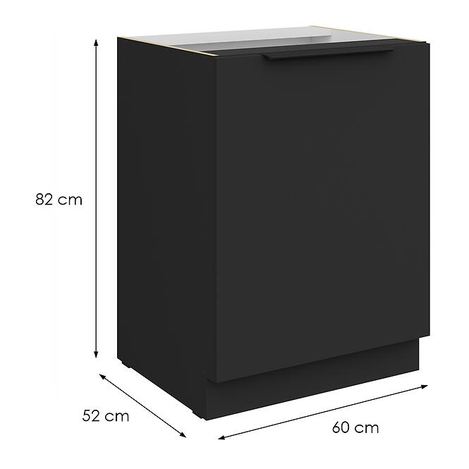 Kuchynská skrinka Aria-Bl/Bl Anti Fingerprint 60d 1f Bb