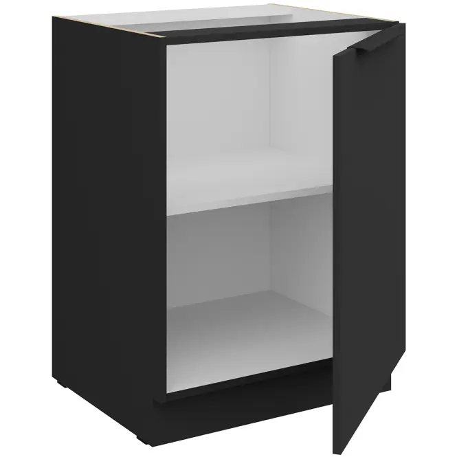 Kuchynská skrinka Aria-Bl/Bl Anti Fingerprint 60d 1f Bb,3
