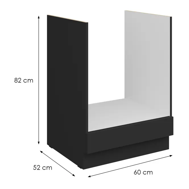 Kuchynská skrinka Aria-Bl/Bl Anti Fingerprint 60dg Bb,2
