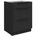 Kuchynská skrinka Aria-Bl/Bl Anti Fingerprint 60d 3s Bb