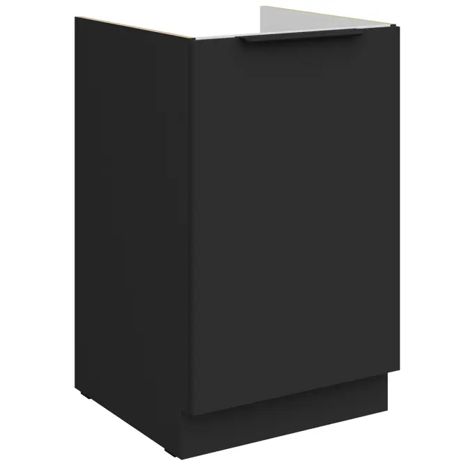 Kuchynská skrinka Aria-Bl/Bl Anti Fingerprint 50zl 1f Bb