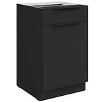 Kuchynská skrinka Aria-Bl/Bl Anti Fingerprint 50d 1f 1s Bb