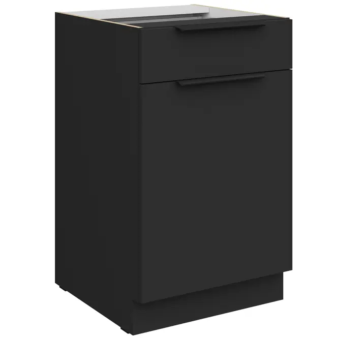 Kuchynská skrinka Aria-Bl/Bl Anti Fingerprint 50d 1f 1s Bb