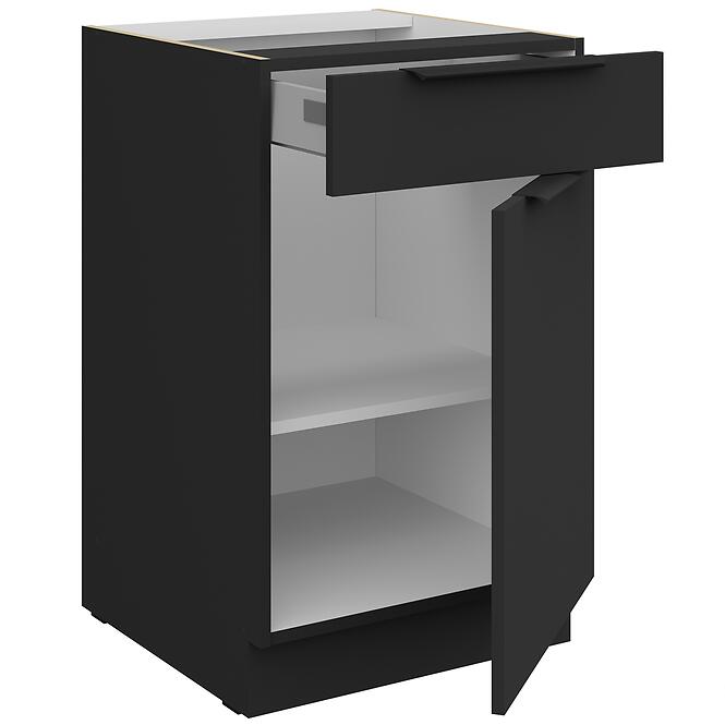 Kuchynská skrinka Aria-Bl/Bl Anti Fingerprint 50d 1f 1s Bb