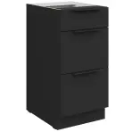 Kuchynská skrinka Aria-Bl/Bl Anti Fingerprint 40d 3s Bb
