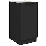 Kuchynská skrinka Aria-Bl/Bl Anti Fingerprint 40d 1f Bb