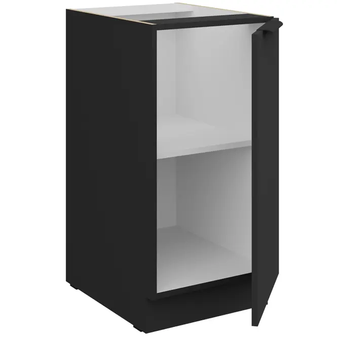 Kuchynská skrinka Aria-Bl/Bl Anti Fingerprint 40d 1f Bb,3