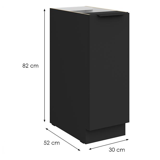 Kuchynská skrinka Aria-Bl/Bl Anti Fingerprint 30d Cargo Bb