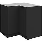 Kuchynská skrinka Aria-Bl/Bl Anti Fingerprint 90x90 Dn 2f Bb