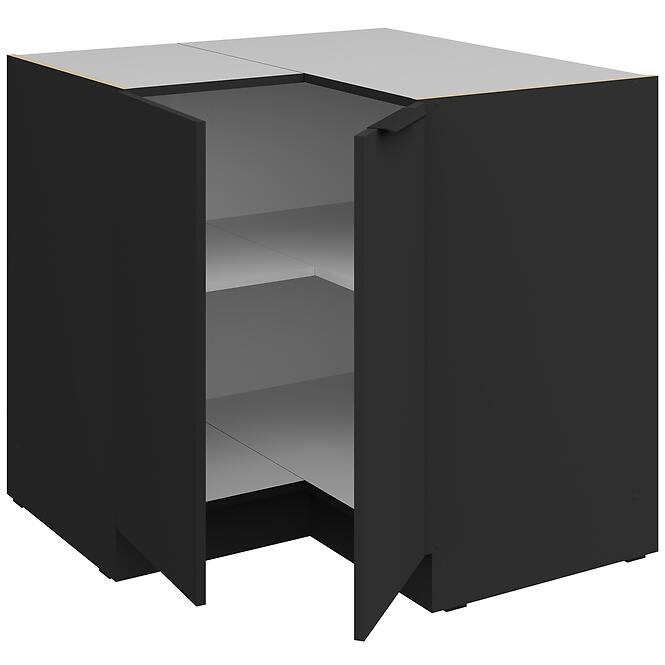 Kuchynská skrinka Aria-Bl/Bl Anti Fingerprint 90x90 Dn 2f Bb