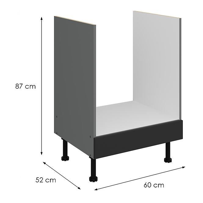 Kuchynská skrinka Aria-Bl/Ant Anti Fingerprint 60dg Bb,2