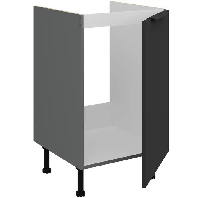 Kuchynská skrinka Aria-Bl/Ant Anti Fingerprint 50zl 1f Bb,3