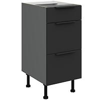 Kuchynská skrinka Aria-Bl/Ant Anti Fingerprint 40d 3s Bb