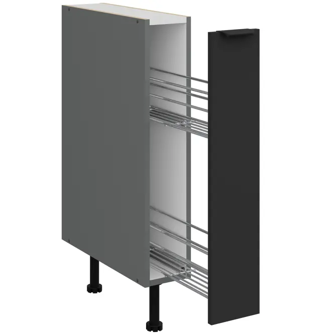 Kuchynská skrinka Aria-Bl/Ant Anti Fingerprint 15d Cargo Bb,3