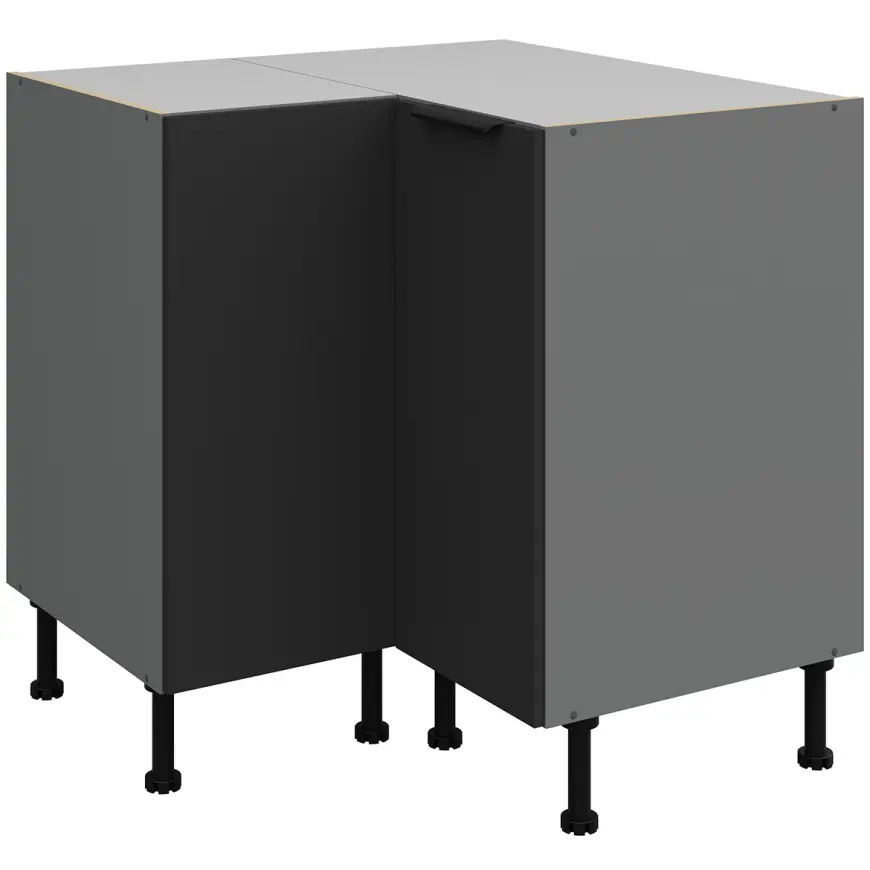 Kuchynská skrinka Aria-Bl/Ant Anti Fingerprint 90x90 Dn 2f Bb