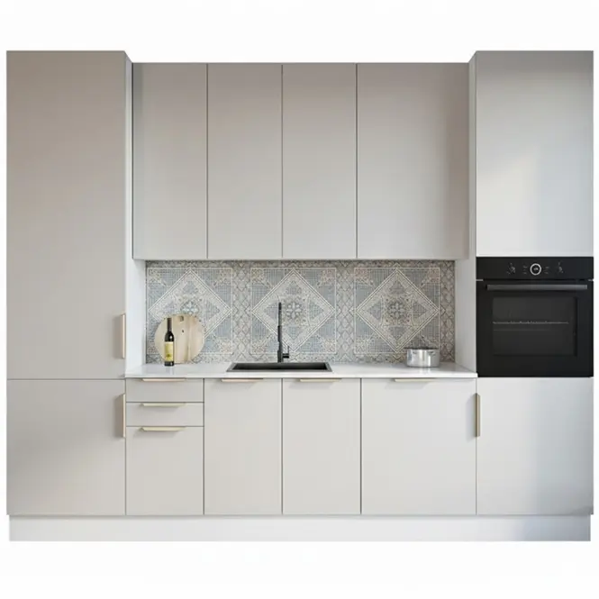 Kuchynská linka Luxeo 300 Biela/ Beige Set 4,3