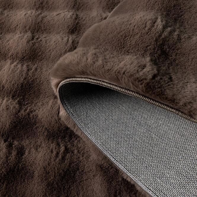 Koberec Rabbit Fur Bubble 0,8/1,5 tmavohnedý