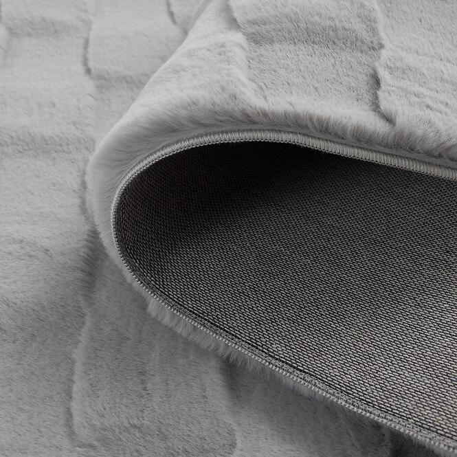 Koberec Rabbit Fur Square 0,8/1,5 sivý