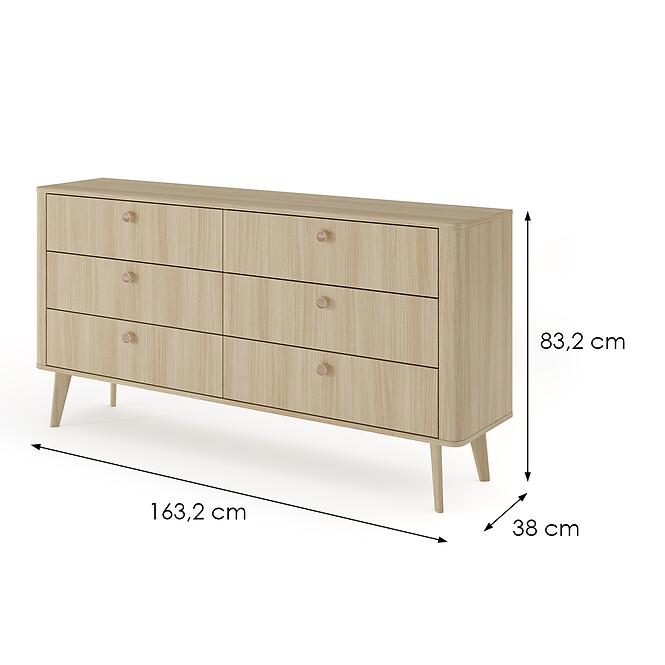Komoda C 163 6s Viki Dub Barista