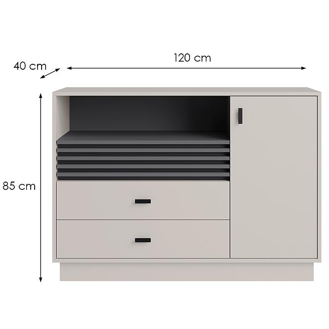 Komoda  Allmo Al7 Cashmere,2