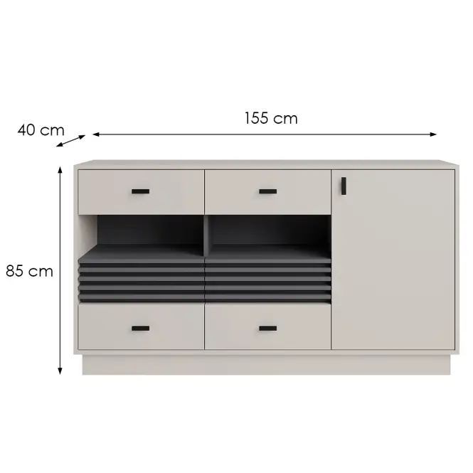 Komoda  Allmo Al8 Cashmere,2