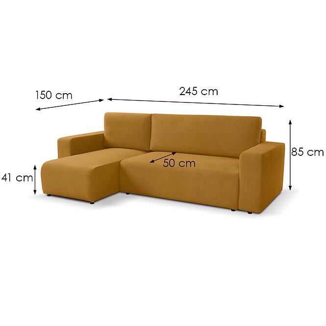 Rohová sedacia súprava Goya U Velo 626