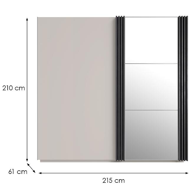 Skriňa Allmo Al15 Cashmere,2