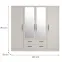 Skriňa Smart Srl1 4dl Cashmere,2