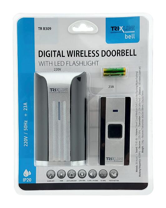 Bezdrôtový zvonček TR B309,7