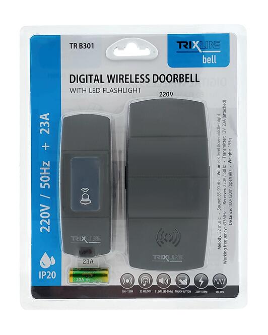 Bezdrôtový zvonček TR B301,7