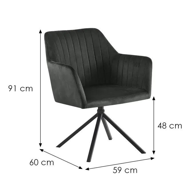 Stolička Patti 12264 sivá,2