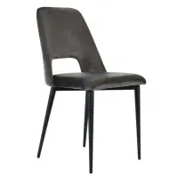 Stolička Della sivá